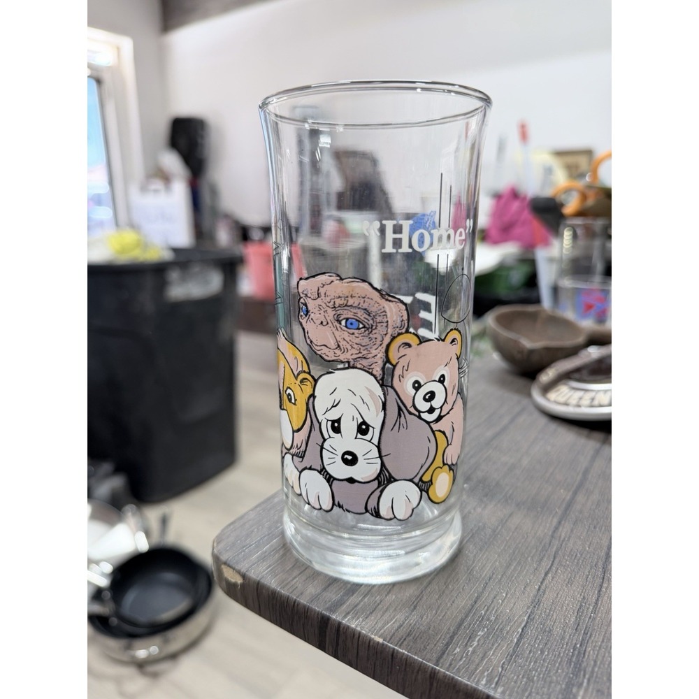 Vintage 1982 E.T. Pizza Hut Limited Edition Collectors Series Glass "Home" ET